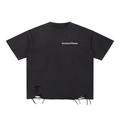 Snow Washed Raw-Hem T-Shirt
